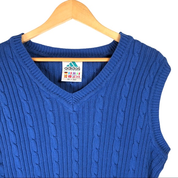 Y2K Adidas Tennis Sweater Vest - Picture 3 of 6